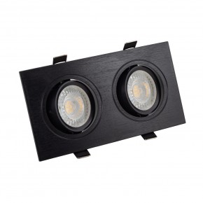 DK3022-BK Встраиваемый светильник, IP 20, 10 Вт, GU5.3, LED, черный, пластик в Заречном - zarechnyy.mebel24.online | фото 1