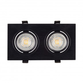 DK3022-BK Встраиваемый светильник, IP 20, 10 Вт, GU5.3, LED, черный, пластик в Заречном - zarechnyy.mebel24.online | фото 2