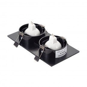 DK3022-BK Встраиваемый светильник, IP 20, 10 Вт, GU5.3, LED, черный, пластик в Заречном - zarechnyy.mebel24.online | фото 3