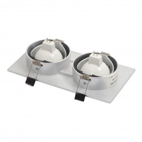 DK3022-CM Встраиваемый светильник, IP 20, 10 Вт, GU5.3, LED, серый, пластик в Заречном - zarechnyy.mebel24.online | фото 4
