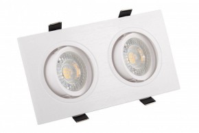 DK3022-WH Встраиваемый светильник, IP 20, 10 Вт, GU5.3, LED, белый, пластик в Заречном - zarechnyy.mebel24.online | фото 1