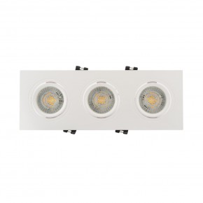 DK3023-WH Встраиваемый светильник, IP 20, 10 Вт, GU5.3, LED, белый, пластик в Заречном - zarechnyy.mebel24.online | фото 1