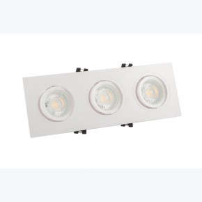 DK3023-WH Встраиваемый светильник, IP 20, 10 Вт, GU5.3, LED, белый, пластик в Заречном - zarechnyy.mebel24.online | фото 2