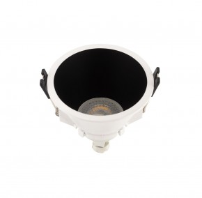 DK3026-WB Встраиваемый светильник, IP 20, 10 Вт, GU5.3, LED, белый/черный, пластик в Заречном - zarechnyy.mebel24.online | фото 2