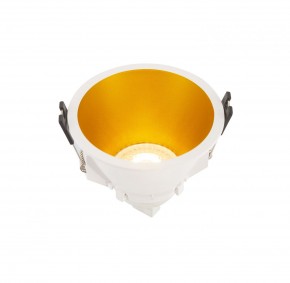 DK3026-WG Встраиваемый светильник, IP 20, 10 Вт, GU5.3, LED, белый/золотой, пластик в Заречном - zarechnyy.mebel24.online | фото 3