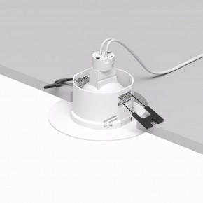 DK3028-WH Встраиваемый светильник, IP 20, 10 Вт, GU5.3, LED, белый, пластик в Заречном - zarechnyy.mebel24.online | фото 3