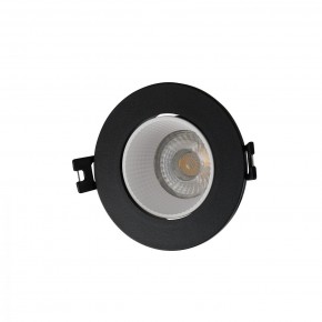 DK3061-BK+WH Встраиваемый светильник, IP 20, 10 Вт, GU5.3, LED, черный/белый, пластик в Заречном - zarechnyy.mebel24.online | фото 1
