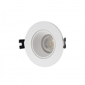 DK3061-WH Встраиваемый светильник, IP 20, 10 Вт, GU5.3, LED, белый/белый, пластик в Заречном - zarechnyy.mebel24.online | фото 1