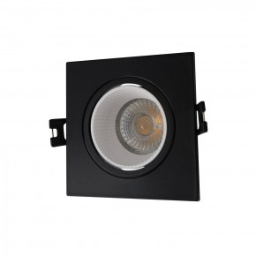 DK3071-BK+WH Встраиваемый светильник, IP 20, 10 Вт, GU5.3, LED, черный/белый, пластик в Заречном - zarechnyy.mebel24.online | фото