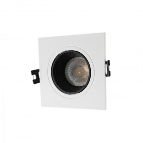DK3071-WH+BK Встраиваемый светильник, IP 20, 10 Вт, GU5.3, LED, белый/черный, пластик в Заречном - zarechnyy.mebel24.online | фото