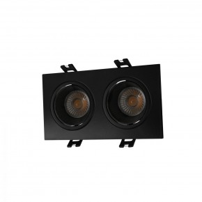 DK3072-BK Встраиваемый светильник, IP 20, 10 Вт, GU5.3, LED, черный/черный, пластик в Заречном - zarechnyy.mebel24.online | фото 1