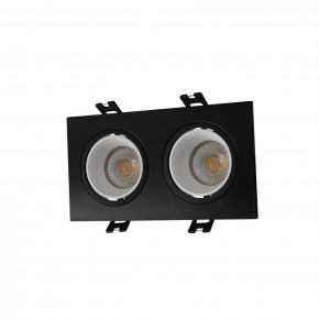 DK3072-BK+WH Встраиваемый светильник, IP 20, 10 Вт, GU5.3, LED, черный/белый, пластик в Заречном - zarechnyy.mebel24.online | фото 1