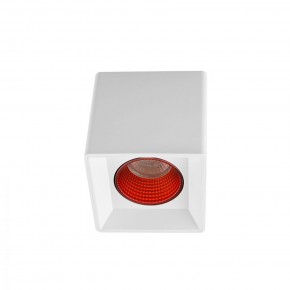 DK3080-WH+RD Светильник накладной IP 20, 10 Вт, GU5.3, LED, белый/красный, пластик в Заречном - zarechnyy.mebel24.online | фото 1