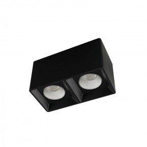 DK3085-BK+CH Светильник накладной IP 20, 10 Вт, GU5.3, LED, черный/хром, пластик в Заречном - zarechnyy.mebel24.online | фото 1
