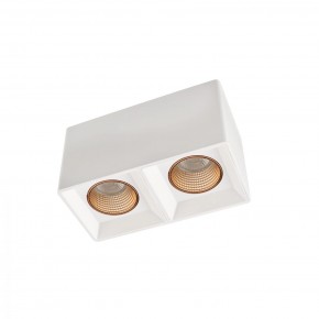 DK3085-WH+BR Светильник накладной IP 20, 10 Вт, GU5.3, LED, белый/бронзовый, пластик в Заречном - zarechnyy.mebel24.online | фото 1