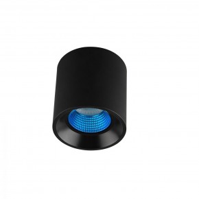 DK3090-BK+CY Светильник накладной IP 20, 10 Вт, GU5.3, LED, черный/голубой, пластик в Заречном - zarechnyy.mebel24.online | фото