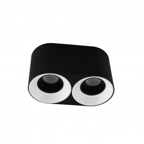 DK3096-BW+BK Светильник накладной IP 20, 10 Вт, GU5.3, LED, черно-белый/черный, пластик в Заречном - zarechnyy.mebel24.online | фото