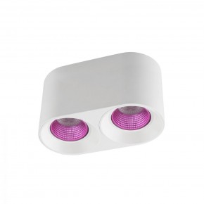 DK3096-WH+PI Светильник накладной IP 20, 10 Вт, GU5.3, LED, белый/розовый, пластик в Заречном - zarechnyy.mebel24.online | фото