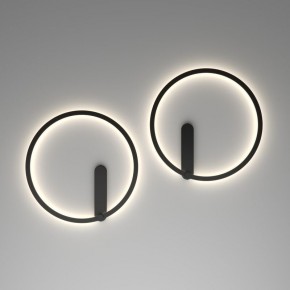 DK5035-BK Бра ROUND со светодиодом, IP20, 24W, 3000/4000/6500K, черный, алюминий в Заречном - zarechnyy.mebel24.online | фото 6