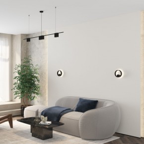 DK5060-BK Бра ORBIT, IP20, 3000К, LED, 10 Вт, черный матовый, алюминий в Заречном - zarechnyy.mebel24.online | фото 6