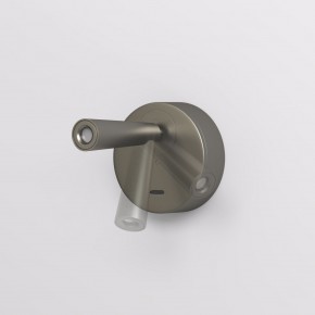 DK5072-DN Бра SHINE WALL со светодиодом, D104*H68, IP20, 3000К, 3W, RA?90, темный никель, алюминий в Заречном - zarechnyy.mebel24.online | фото 3