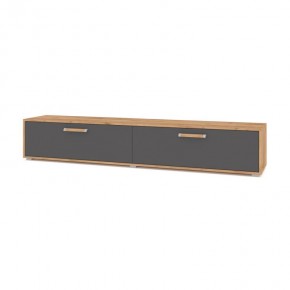 ФЛОРИДА Ф32 Тумба ТВ (дуб золотой/графит) в Заречном - zarechnyy.mebel24.online | фото