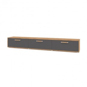 ФЛОРИДА Ф33 Тумба ТВ (дуб золотой/графит) в Заречном - zarechnyy.mebel24.online | фото