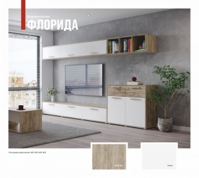 ФЛОРИДА Гостиная (модульная) дуб серый/белый в Заречном - zarechnyy.mebel24.online | фото