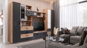 БЕЛЛА Гостиная (модульная) графит в Заречном - zarechnyy.mebel24.online | фото 1