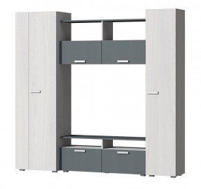 Гостиная Эмми (Анкор светлый/Графит) в Заречном - zarechnyy.mebel24.online | фото 2