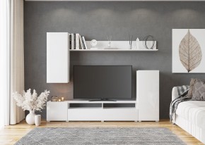 Гостиная Лира МДФ (Белый/Белый глянец) в Заречном - zarechnyy.mebel24.online | фото