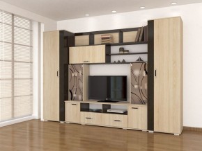 Гостиная Оскар-18-2 дуб сонома-венге в Заречном - zarechnyy.mebel24.online | фото