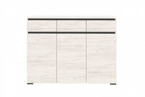 ГРЕТТА Комод 3С3Я 3дв, 3ящ (дуб крафт) в Заречном - zarechnyy.mebel24.online | фото