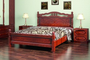 КАРИНА-15 Кровать из массива в Заречном - zarechnyy.mebel24.online | фото 1