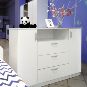 Комод 1400 Париж (Белый тиснение) в Заречном - zarechnyy.mebel24.online | фото 5
