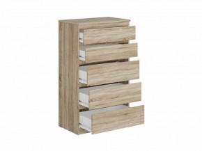 Комод КАСТОР с пятью ящиками, цвет Дуб Сонома в Заречном - zarechnyy.mebel24.online | фото 2