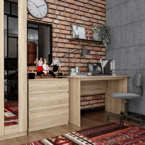 Комод КАСТОР с тремя ящиками, цвет Дуб Сонома в Заречном - zarechnyy.mebel24.online | фото 3