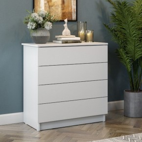 Комод КМ 1 (Серия 2) Белый текстурный в Заречном - zarechnyy.mebel24.online | фото 1
