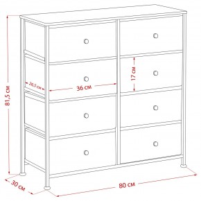 Комод Leset Линкс 8 ящиков (МДФ) в Заречном - zarechnyy.mebel24.online | фото 12