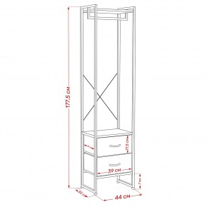 Комод Leset Локи с вешалкой в Заречном - zarechnyy.mebel24.online | фото 15