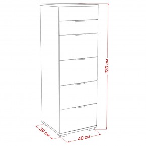 Комод Leset Наоми 6 в Заречном - zarechnyy.mebel24.online | фото 8