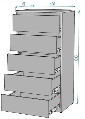 Комод Мальта K132 в Заречном - zarechnyy.mebel24.online | фото 2