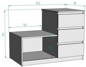 Комод Мальта K207 в Заречном - zarechnyy.mebel24.online | фото 2