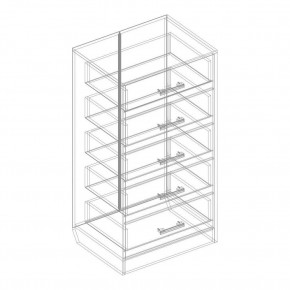 Комод с 5 ящиками "Милана" в Заречном - zarechnyy.mebel24.online | фото 3