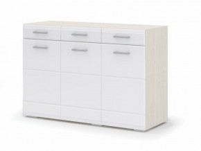 Комод Симба  дуб белфорд-белый глянец в Заречном - zarechnyy.mebel24.online | фото 1