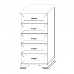 Комод высокий Сиена в Заречном - zarechnyy.mebel24.online | фото 4