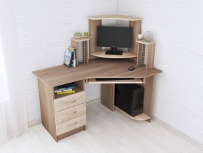 Компьютерный стол Грета-7 ясень шимо/дуб сонома в Заречном - zarechnyy.mebel24.online | фото