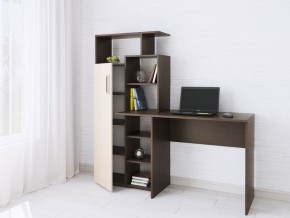 Компьютерный Стол Квартет-7 Дуб молочный/Венге в Заречном - zarechnyy.mebel24.online | фото