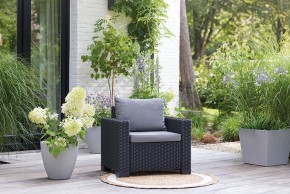 Комплект кресел Калифорния (California chair) графит в Заречном - zarechnyy.mebel24.online | фото 1