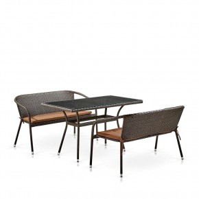 Комплект мебели из иск. ротанга T286A/S139A-W53 Brown в Заречном - zarechnyy.mebel24.online | фото 2